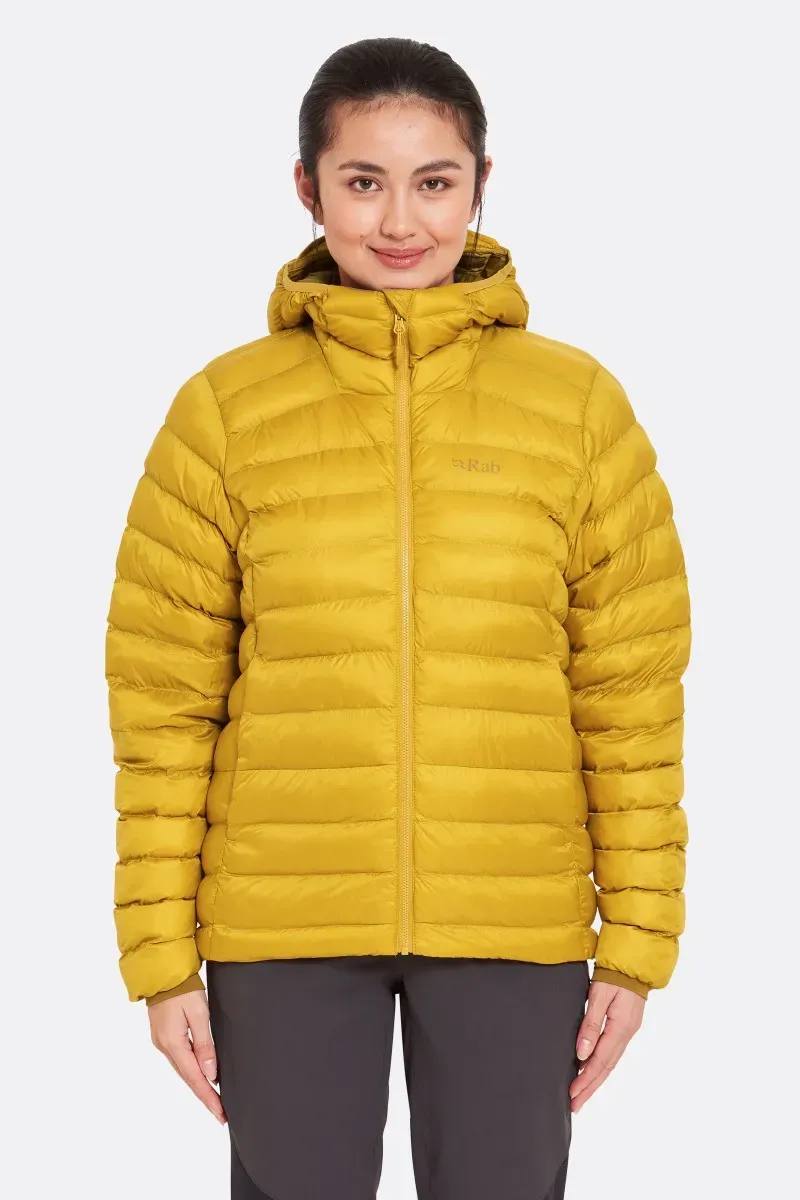 Rab Women's Cirrus Alpine - Naisten kevyttoppatakki Sahara 02