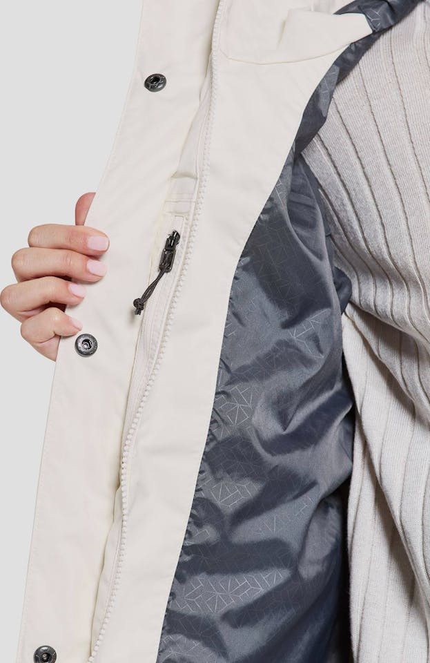 Didriksons Women's Thelma 10 Parka Valkoinen 10