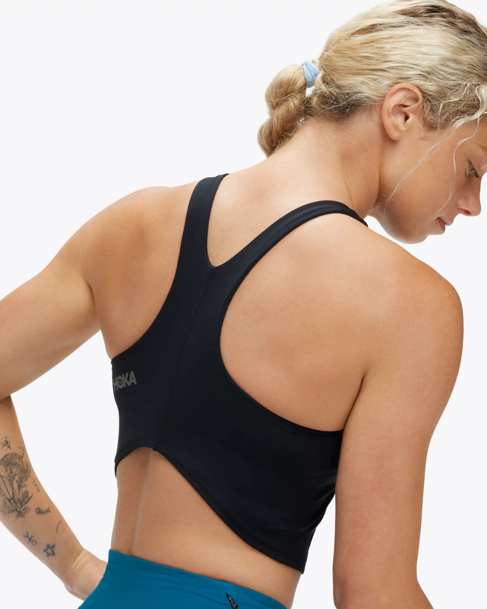 Hoka Women's Elaro Crop Bra Black 02