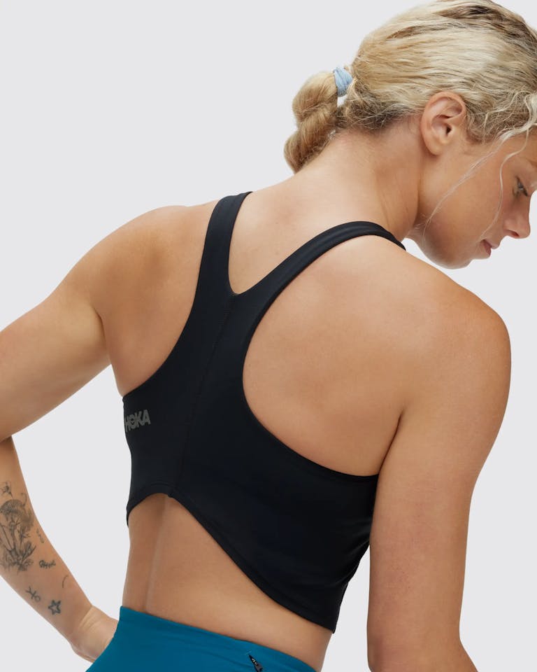 Hoka Women's Elaro Crop Bra Black 02