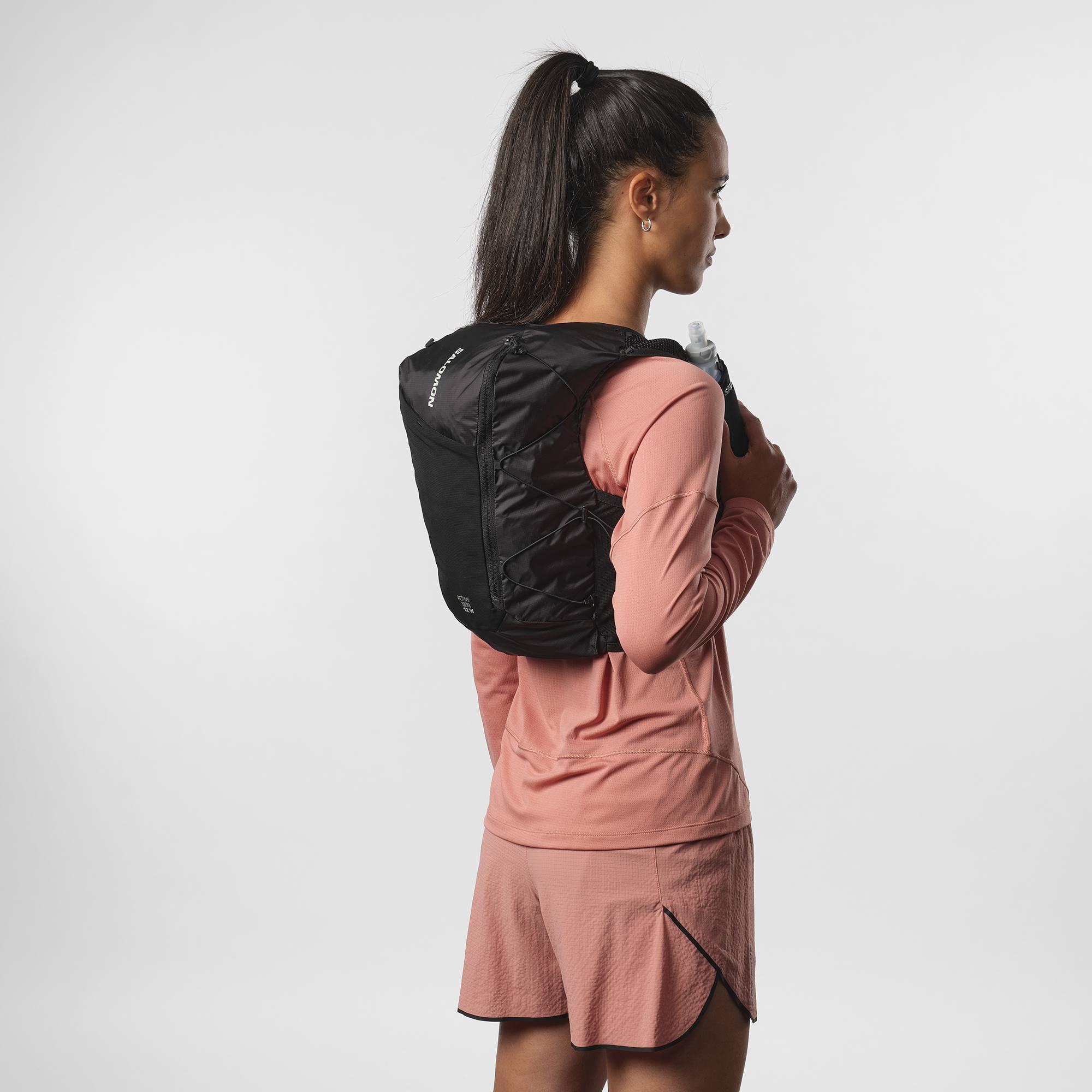 Salomon Women's Active Skin 12 Set Black 04