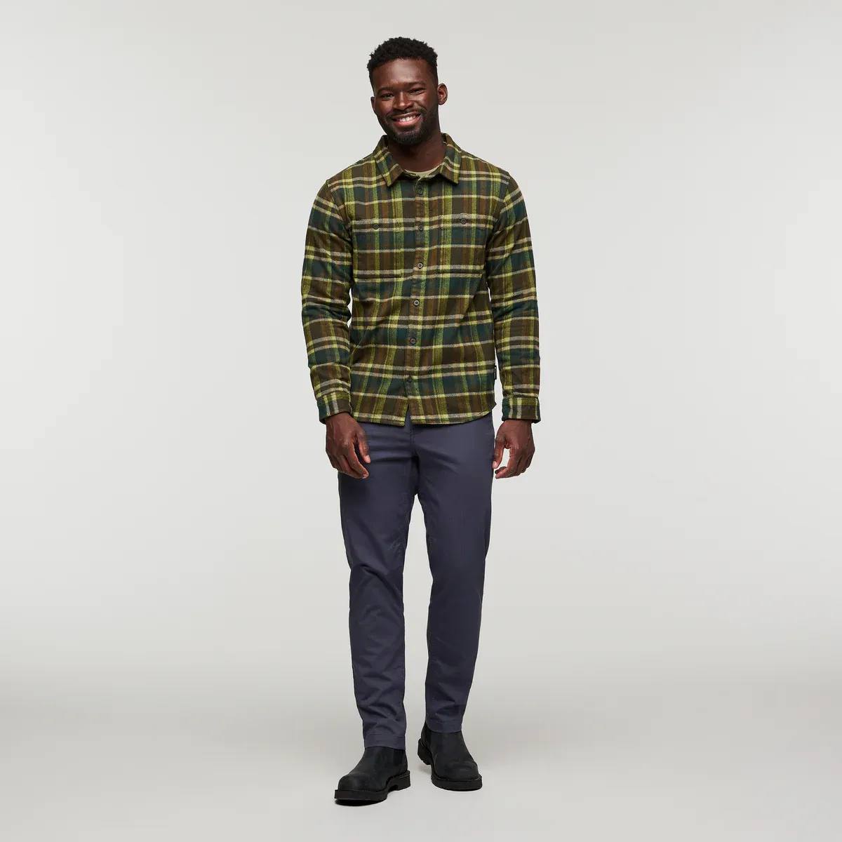 Cotopaxi Mero Organic Flannel Shirt Green 04