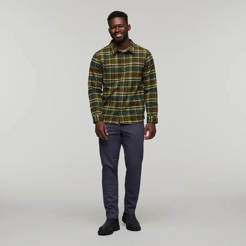 Cotopaxi Mero Organic Flannel Shirt Green 04