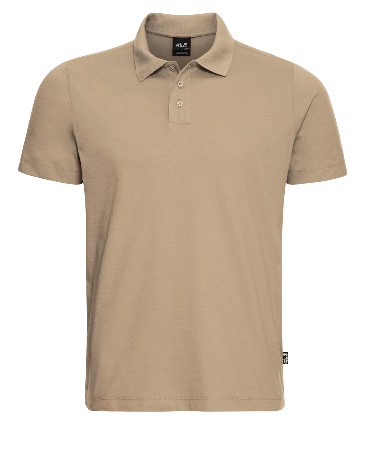 Jack Wolfskin Men's Travel Polo Hazel Brown 02