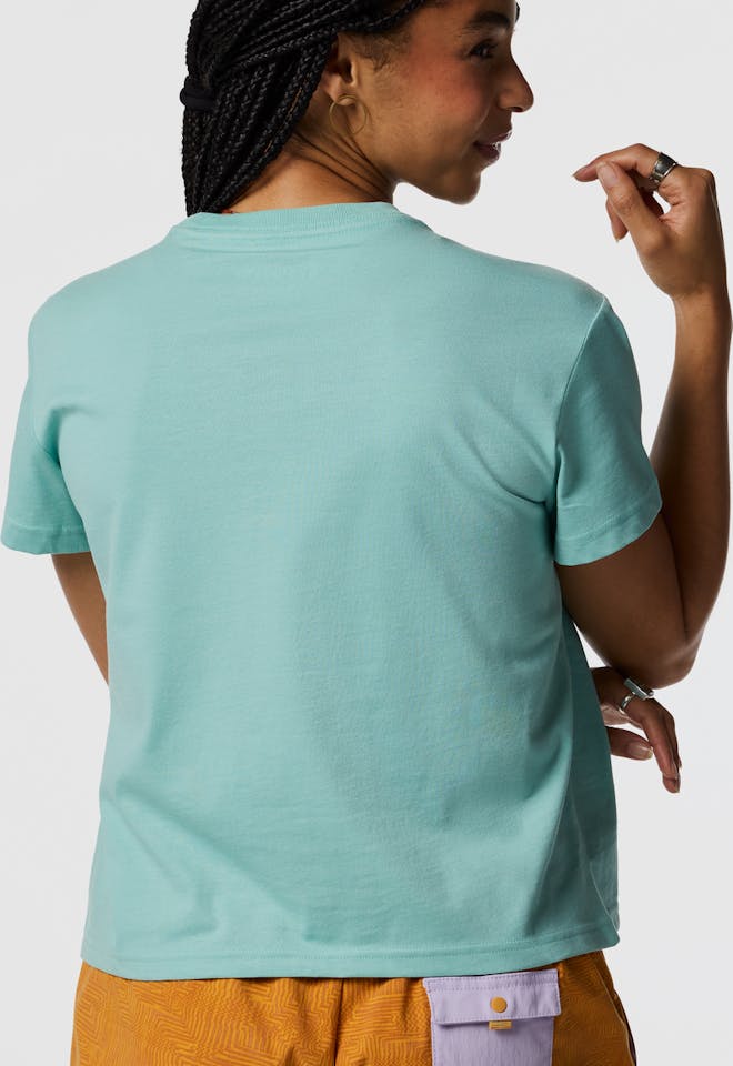 Cotopaxi Women's Sunset Embers Tee Pool Blue 03