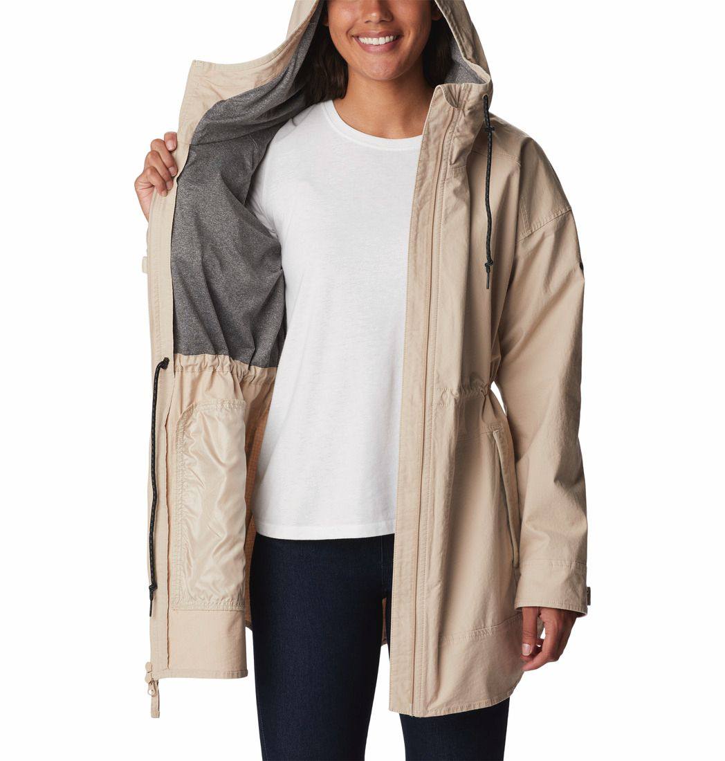 Columbia Women's Sage Lake Long Lined Jacket Fossil 03