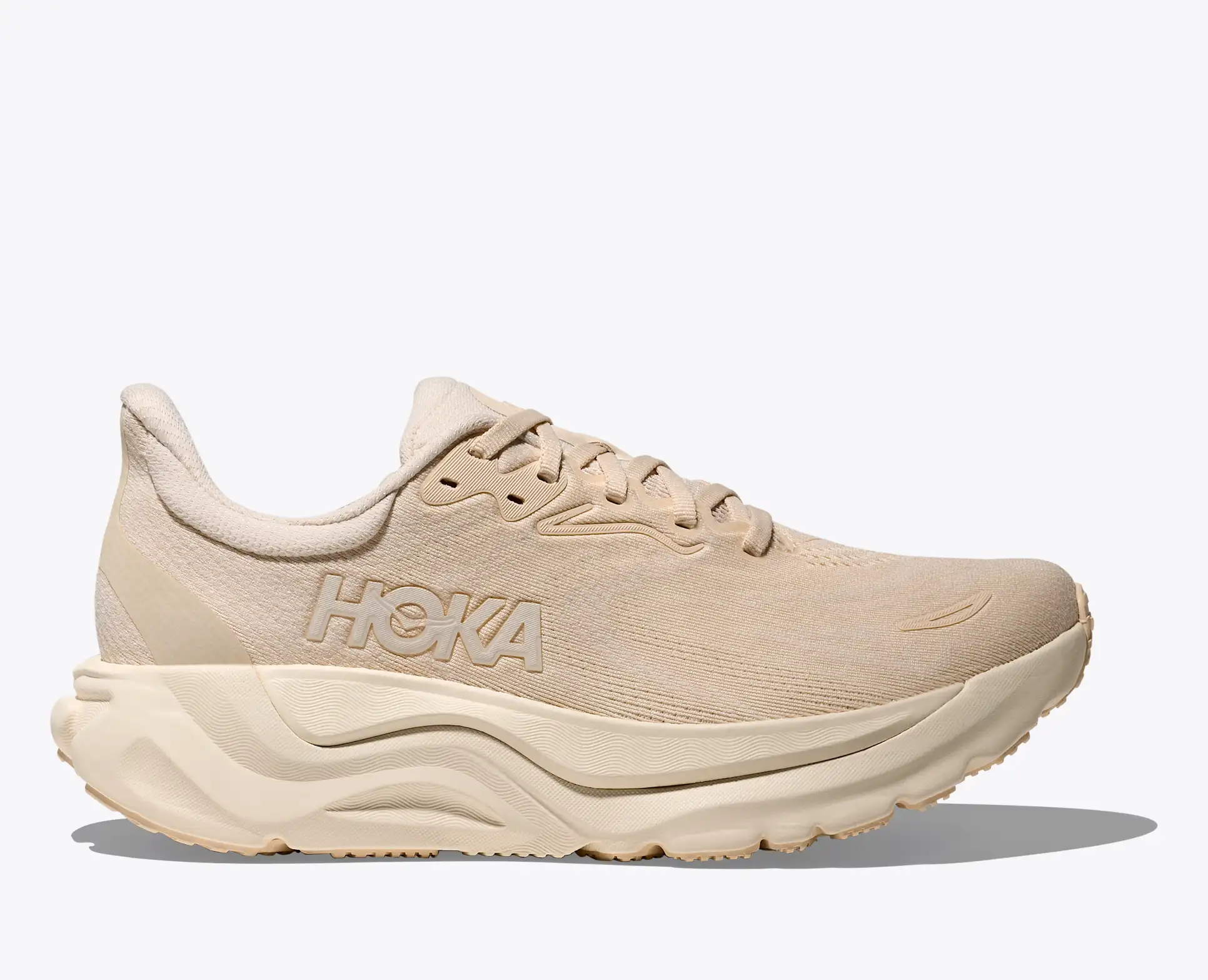 Hoka Women's Arahi 8 Birch / Alabaster 02