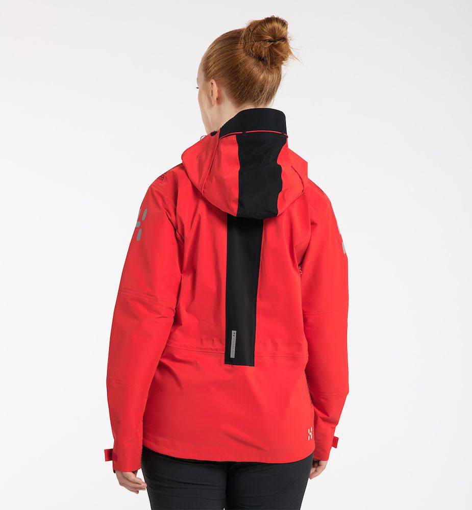 Haglöfs Women's L.I.M ZT Mtn GTX PRO Jacket Red / Black 07