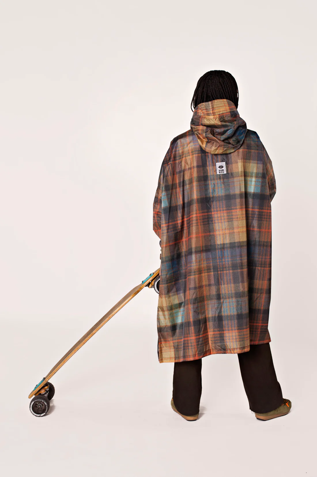 Rainkiss Poncho Tartan  02