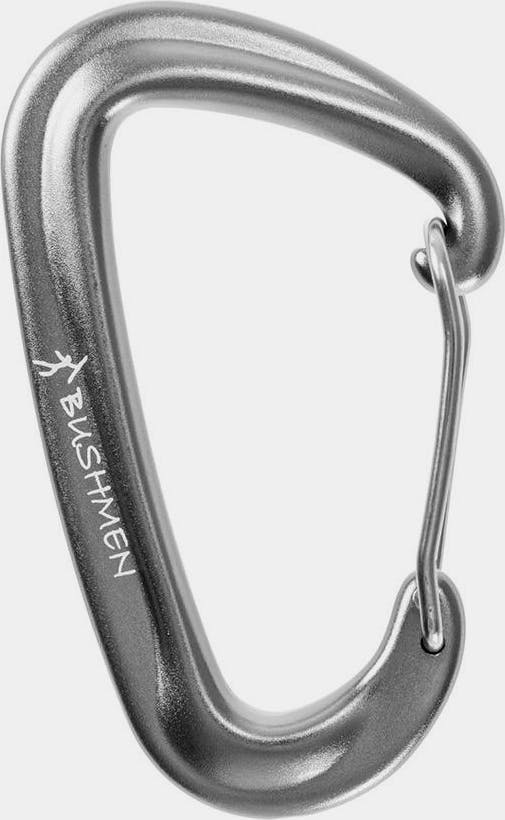 Bushmen UL Carabiner 12 kN Harmaa 01