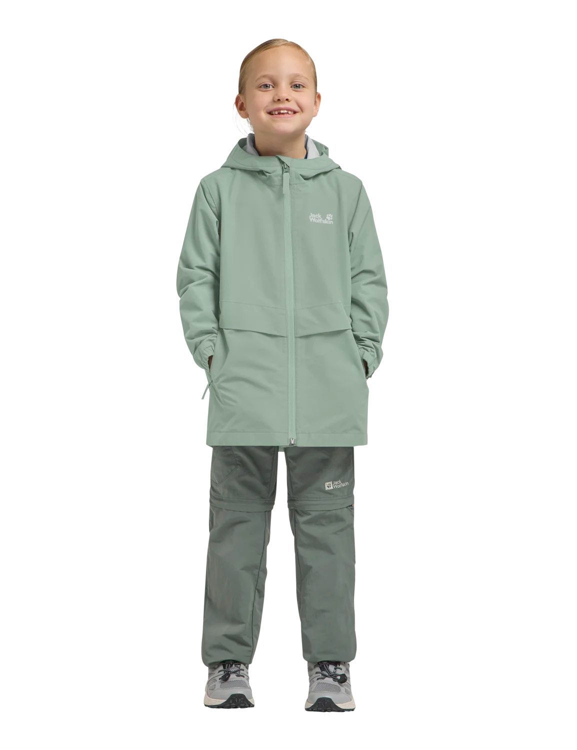 Jack Wolfskin Girl's Malima Jacket Vaaleanvihreä 12