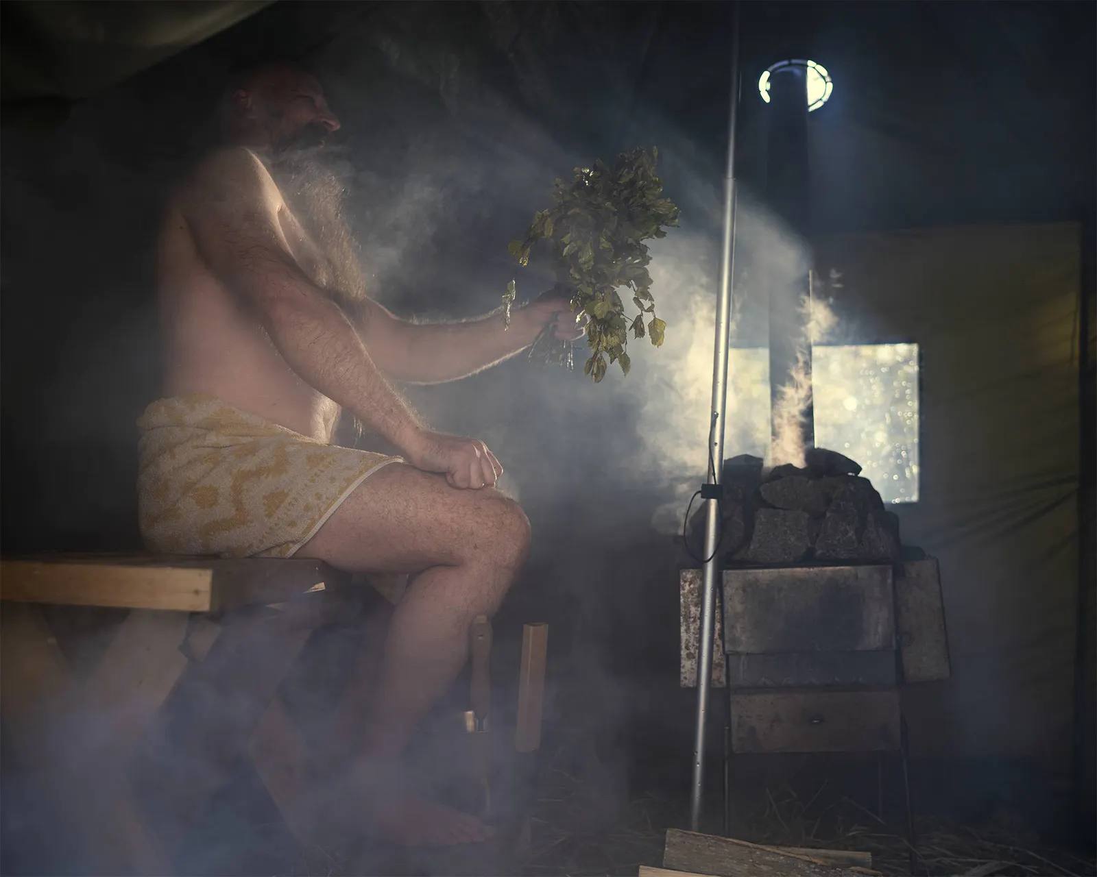 Savotta Hiisi sauna bench
