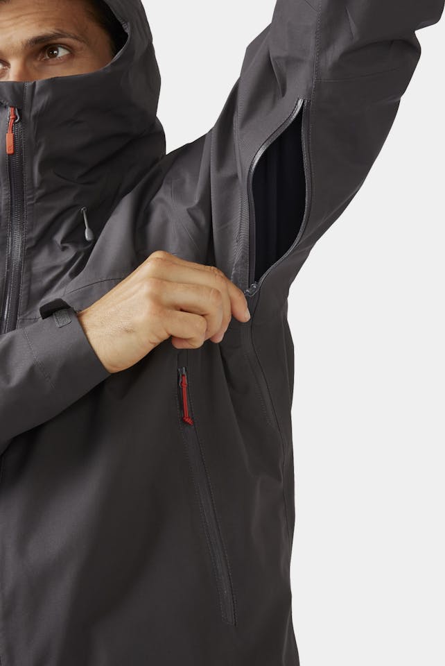 Rab Men's Namche GTX Jacket ja Lowa Men's Renegade Evo Mid GTX Musta 42