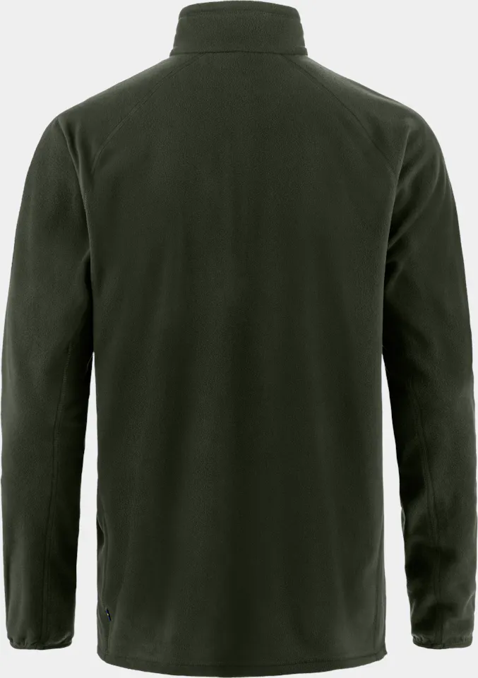 Fjällräven Men's Övik Lite Fleece Half Zip Deep Forest 02
