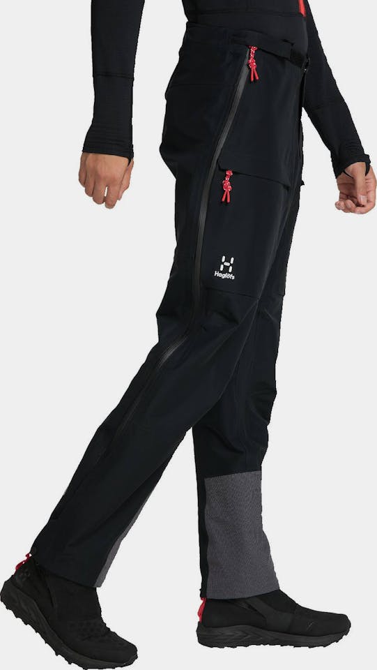 Haglöfs Men's L.I.M. ZT GTX Pro Pant Musta / Punainen 08