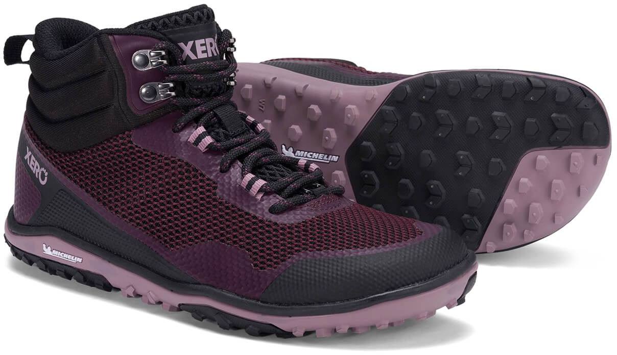 Xero Women's Scrambler Mid Musta / Lila 08