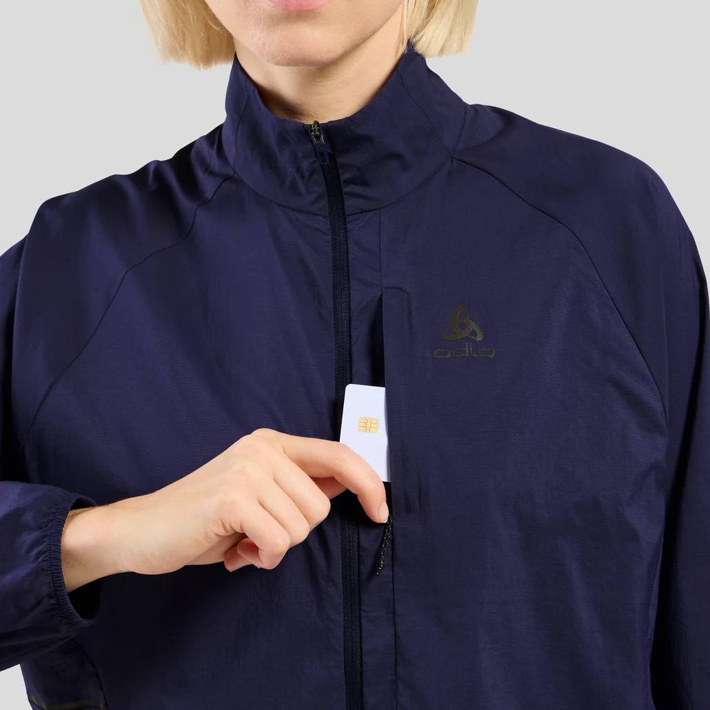 Odlo Women's The Zeroweight Running Jacket 2.0 Eclipse 07