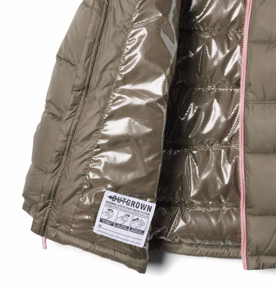 Columbia Youth Pike Lake II Hooded Jacket Stone 02