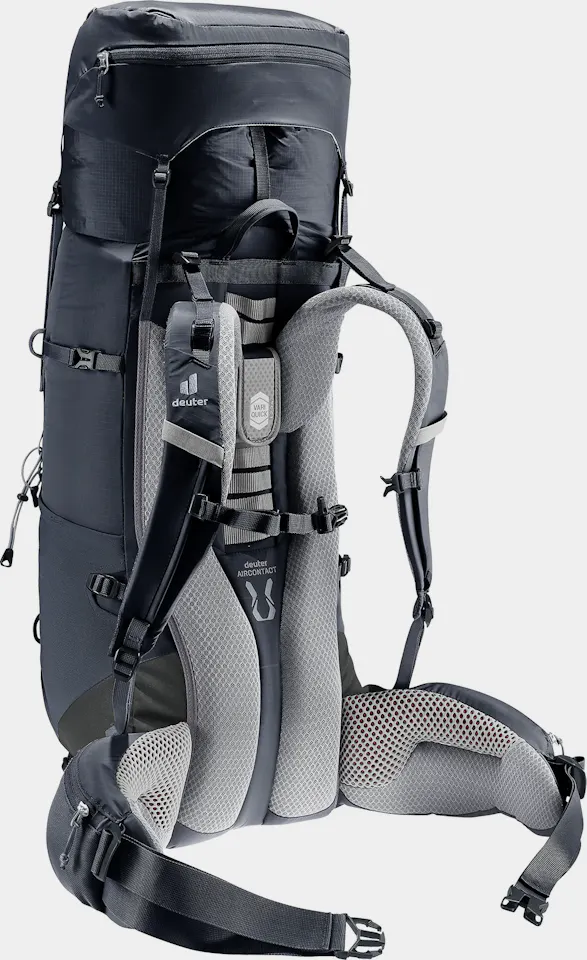 Deuter Aircontact Lite 40+10 Musta / Grafiitti 10