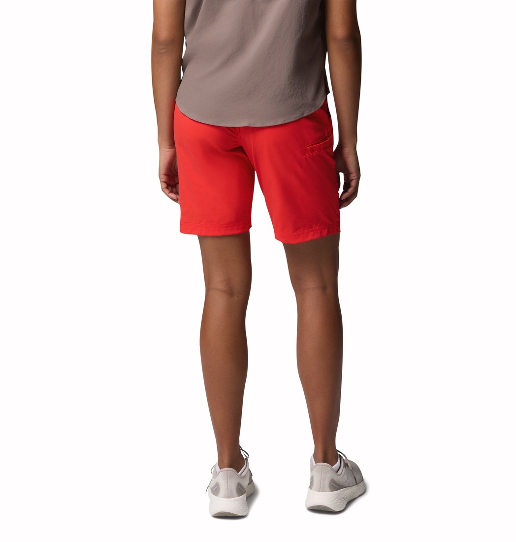 Columbia Women's Leslie Falls Long Hiking Shorts II Poppy 05