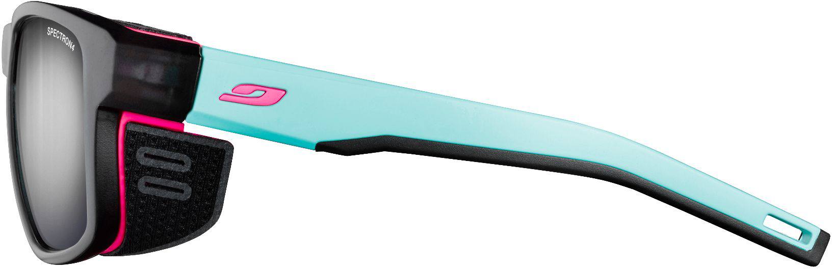 Julbo Shield M Matt Translucent Black/Light blue/Pink  04