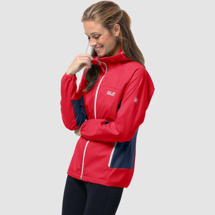 Jack Wolfskin Eagle Peak II Softshell W Red 03