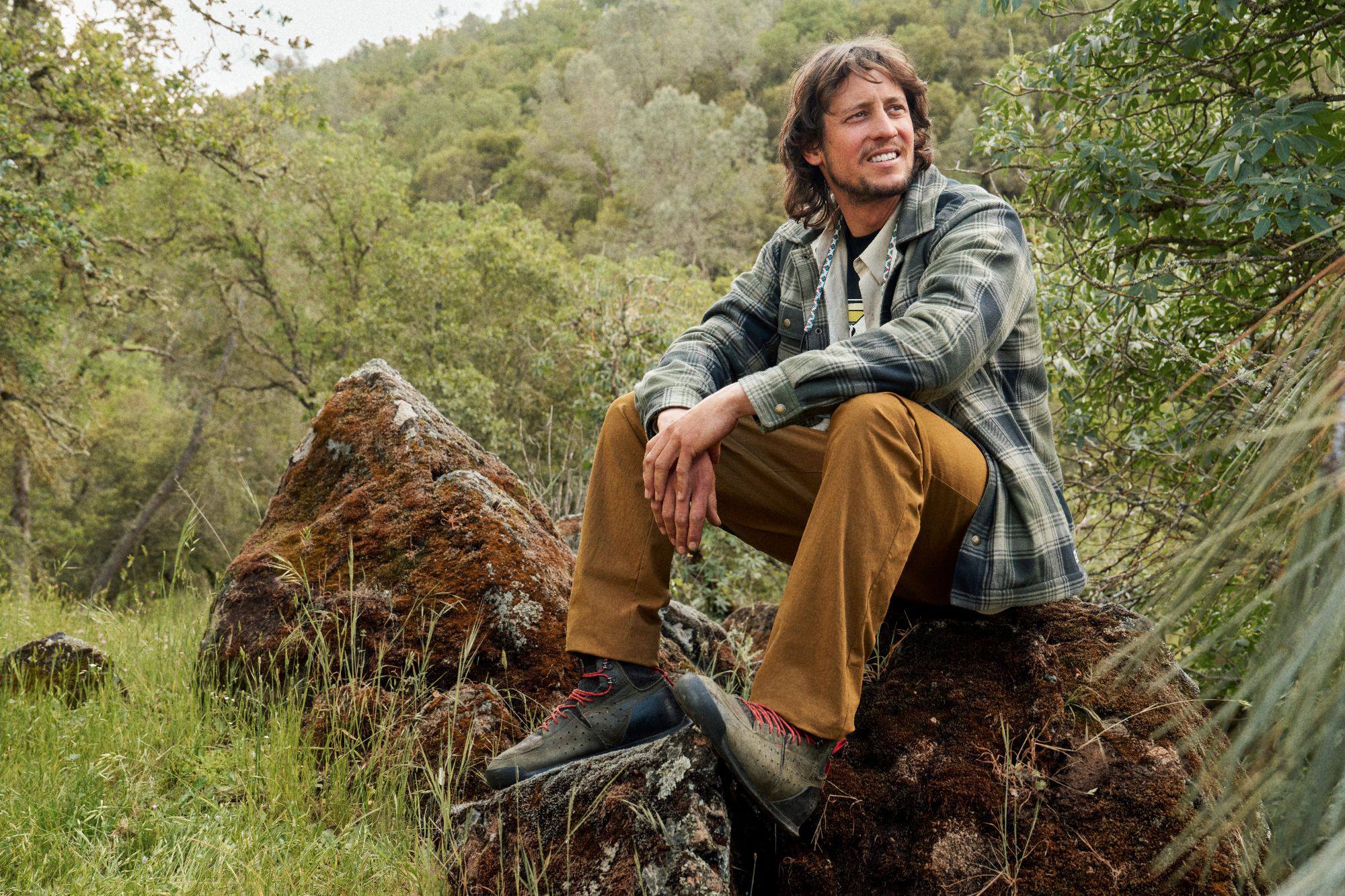 Marmot Men's Ridgefield Sherpa Flannel Jacket Nori 05