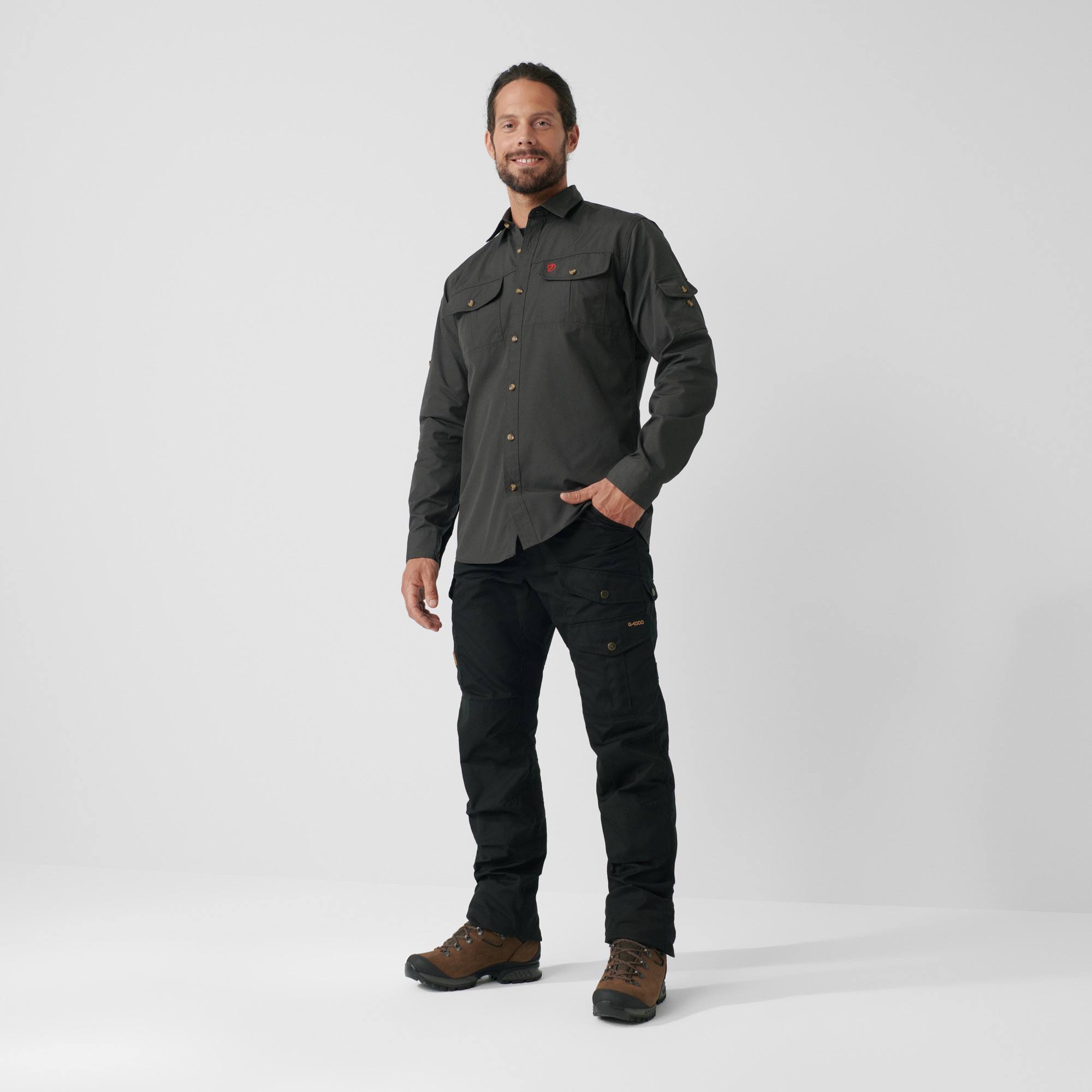 Fjällräven Men's Singi Trekking Shirt Dark grey 03