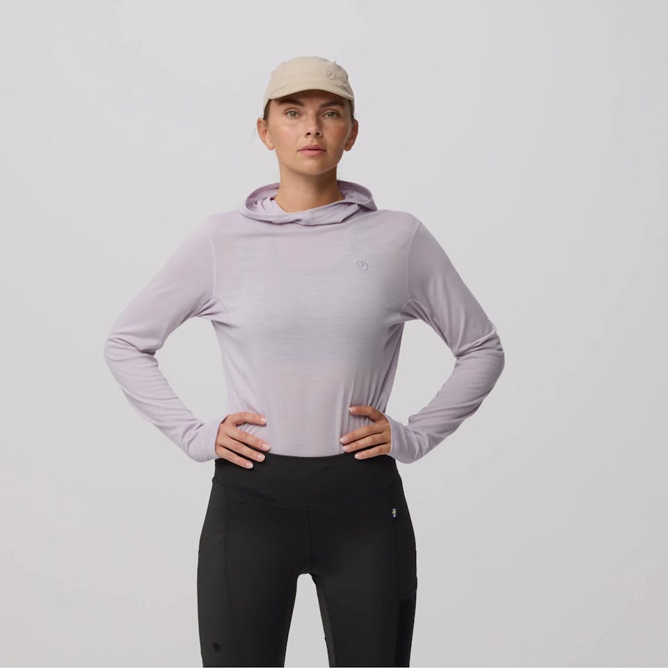 Fjällräven Women's Abisko Wool Hoodie Patina Green 11