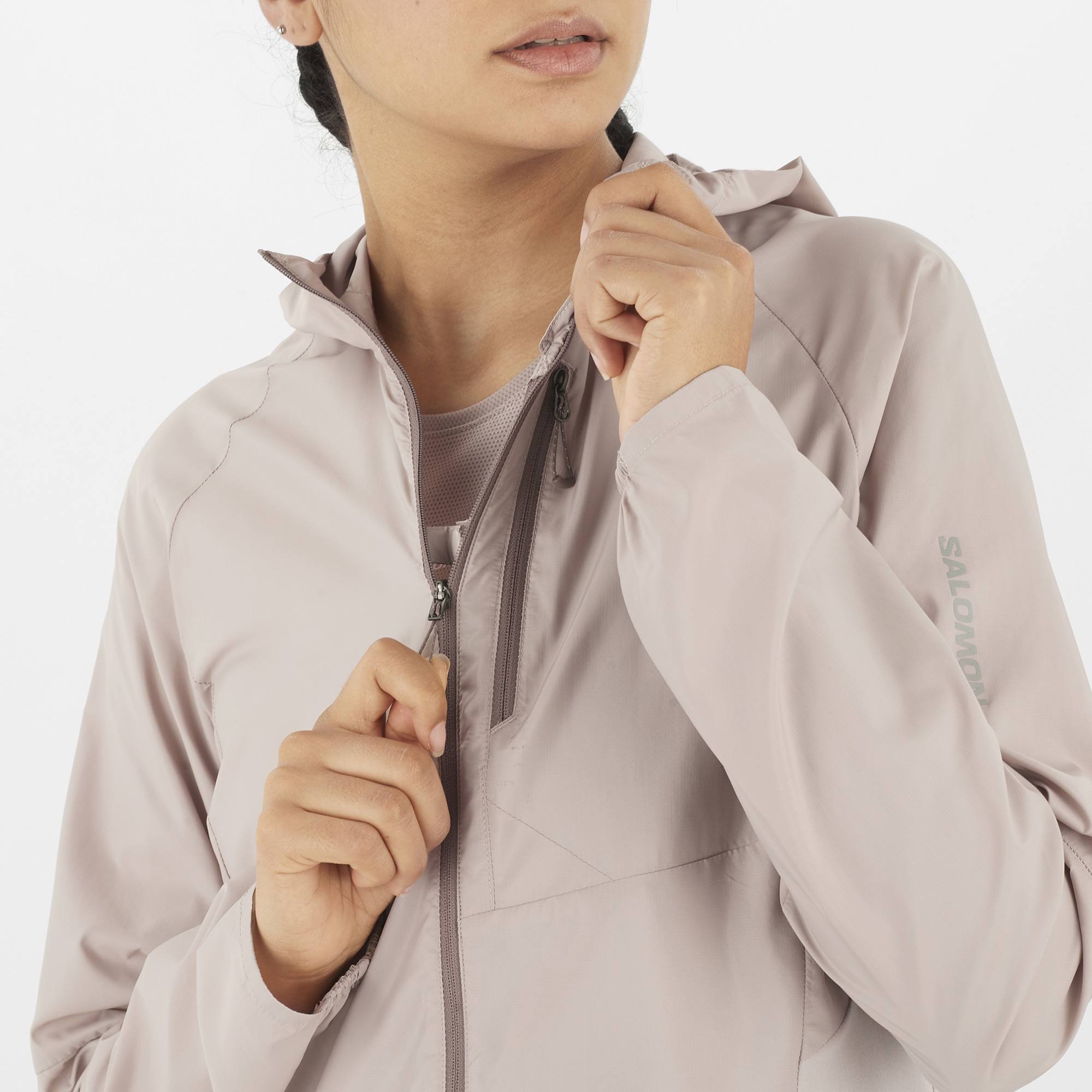 Salomon Women's Bonatti Cross Wind Jacket Etherea 07