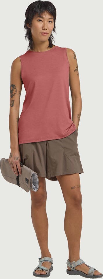 Jack Wolfskin Women's Travel Top Mineral red heather 03