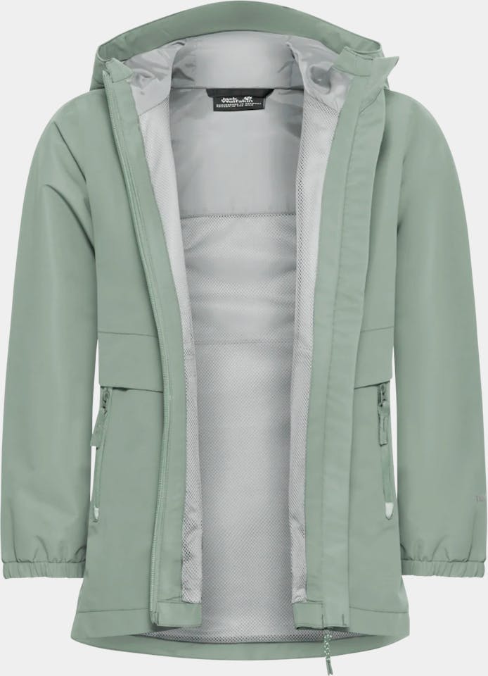 Jack Wolfskin Girl's Malima Jacket Vaaleanvihreä 03