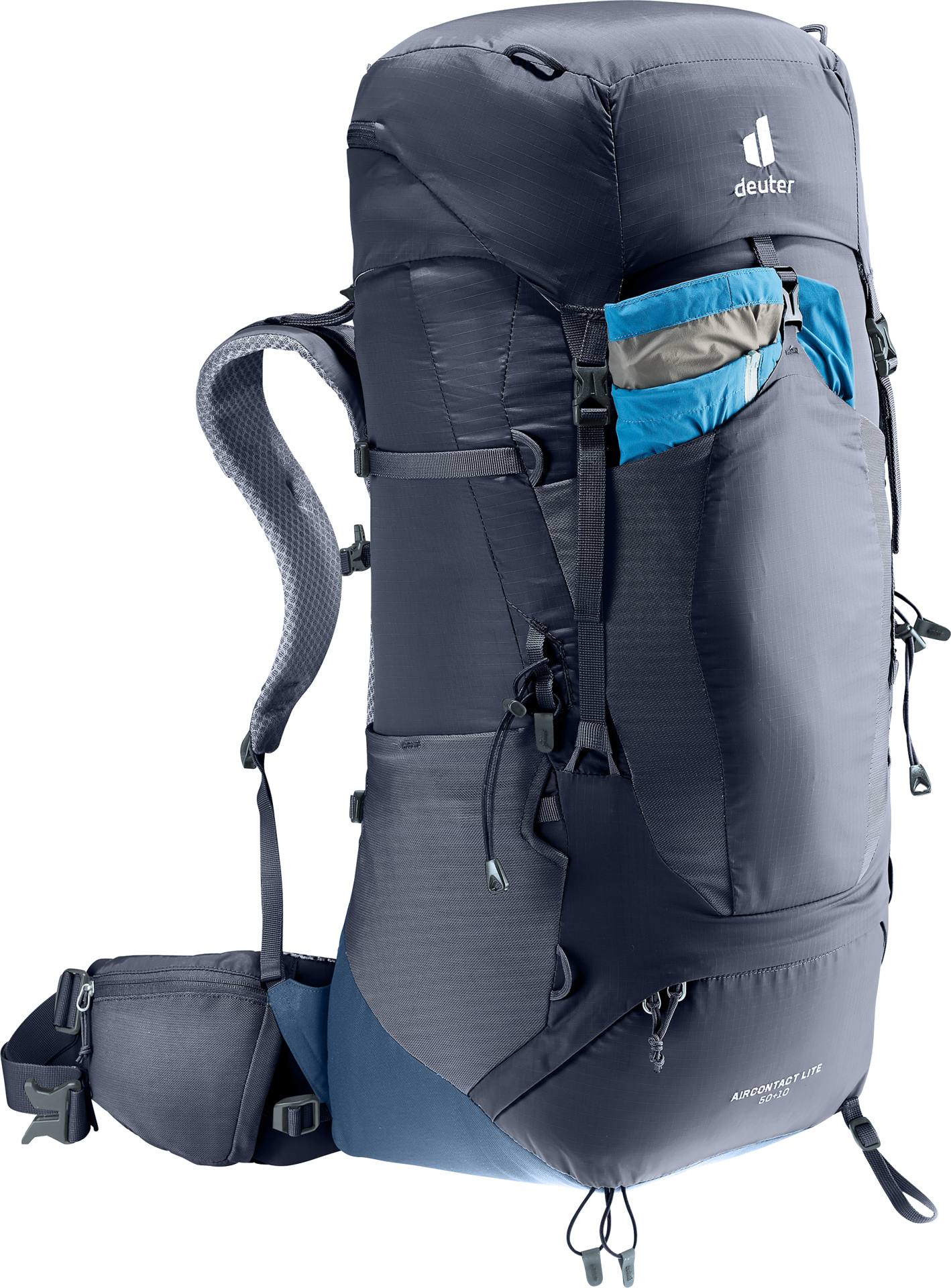 Deuter Aircontact Lite 50+10 Black / Blue 09