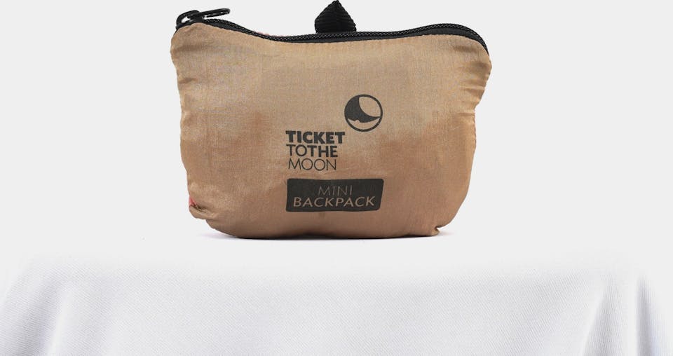 Ticket To The Moon Mini Backpack Vaaleanruskea 02