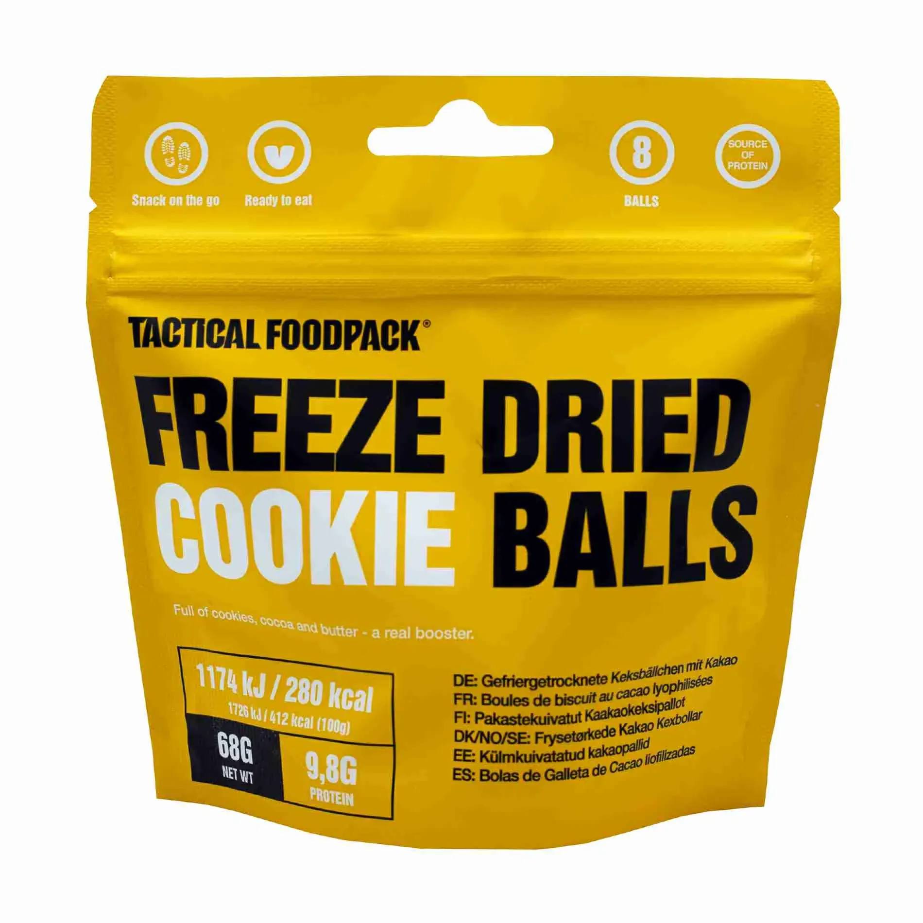 Tactical Foodpack Cocoa Bisquit Balls 68g