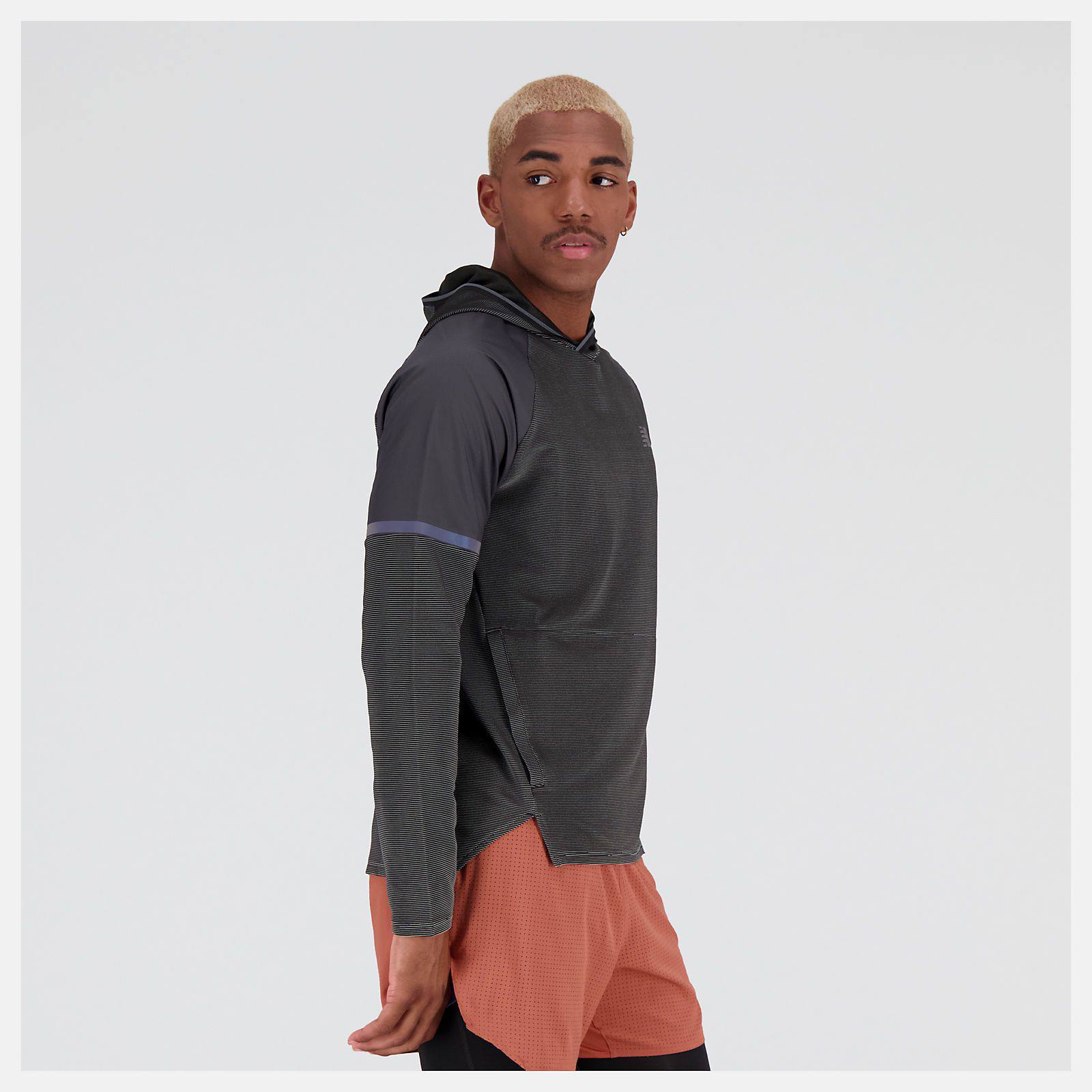 New Balance Men's Q Speed Shift Hoodie Black 02