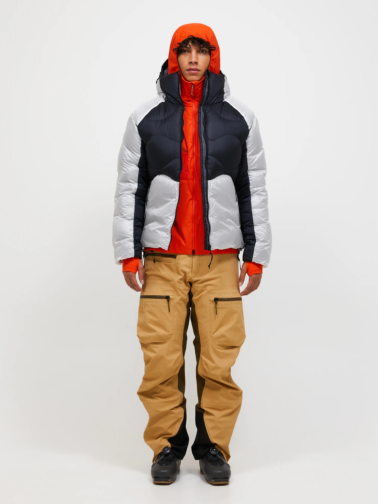 Peak Performance Men's Helium Diamond Fuse Hood - Miesten untuvatakki Black / Antarctica 09