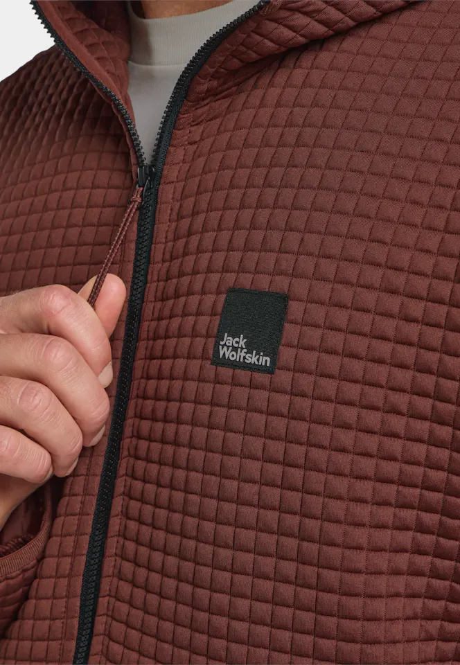 Jack Wolfskin Men's Mogari Hooded Jacket Dark Rust 11