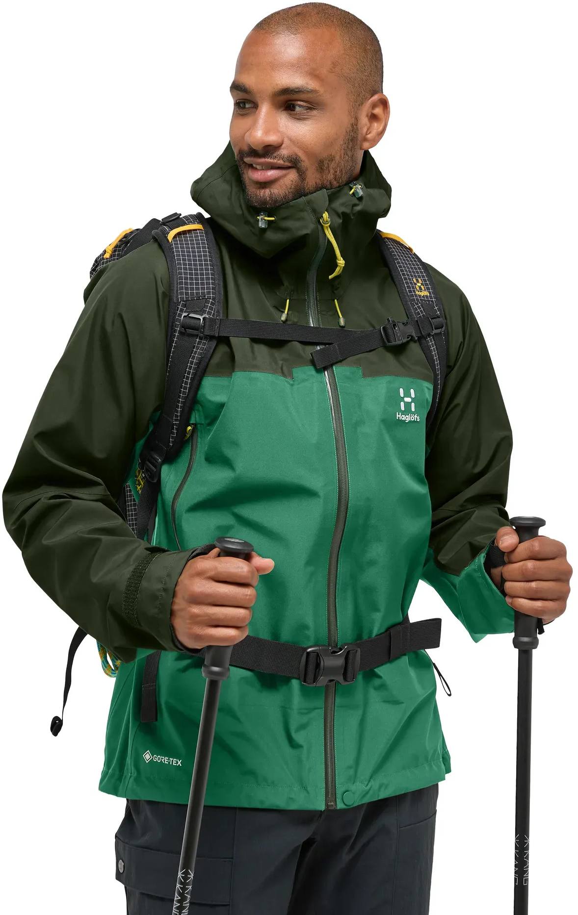 Haglöfs Men's ROC Flash GTX Jacket Jelly Green 04