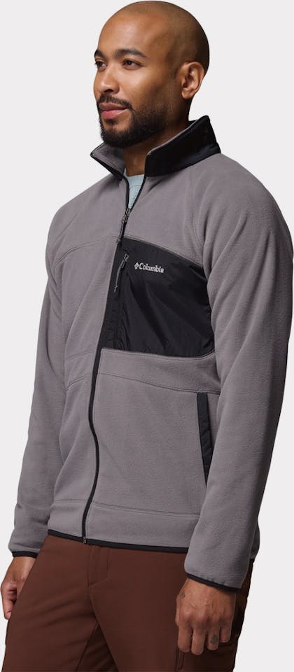 Columbia Men's Fast Trek Overlay Full Zip City Grey 02