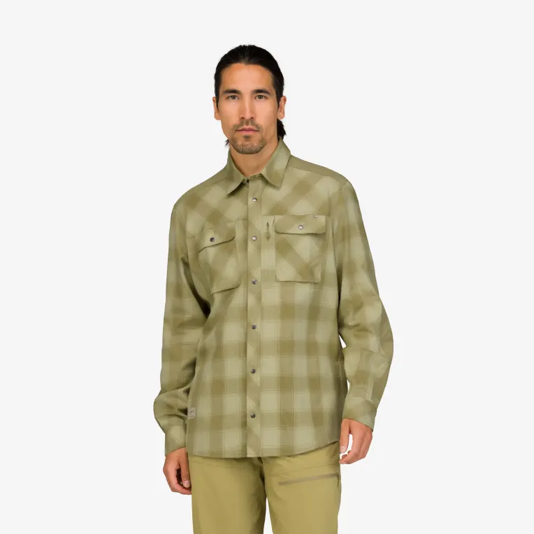 Norrøna Men's Femund Flannel Shirt Sage 03