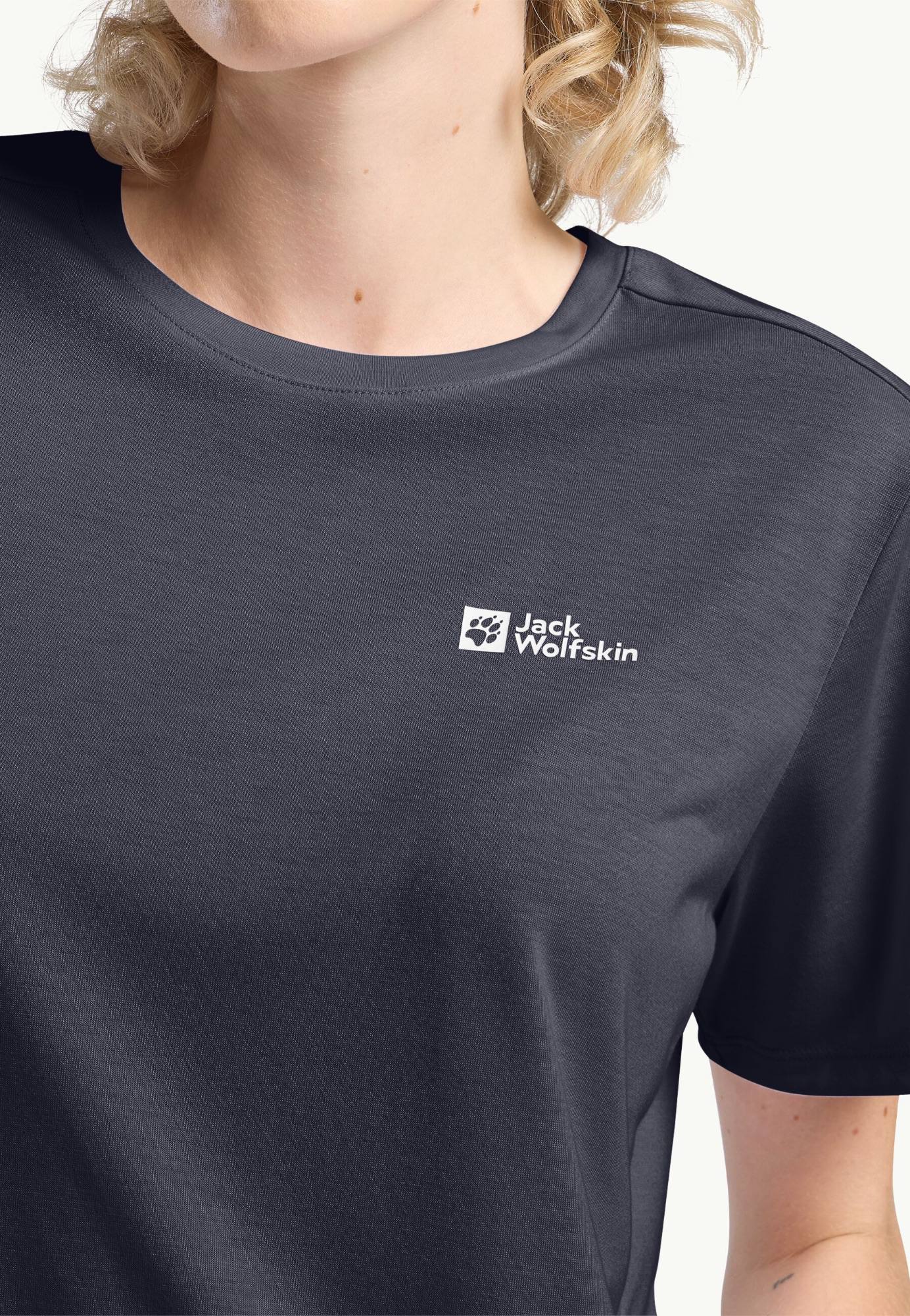 Jack Wolfskin Women's Vonnan Tee Grafiitti 03