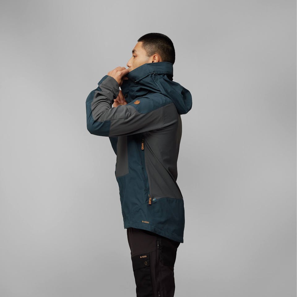 Fjällräven Men's Keb Jacket Mountain Blue / Basalt 12