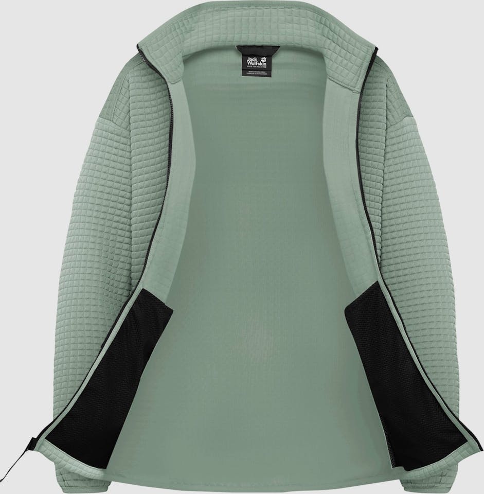 Jack Wolfskin Women's Mogari Full Zip Green Zinnia 08