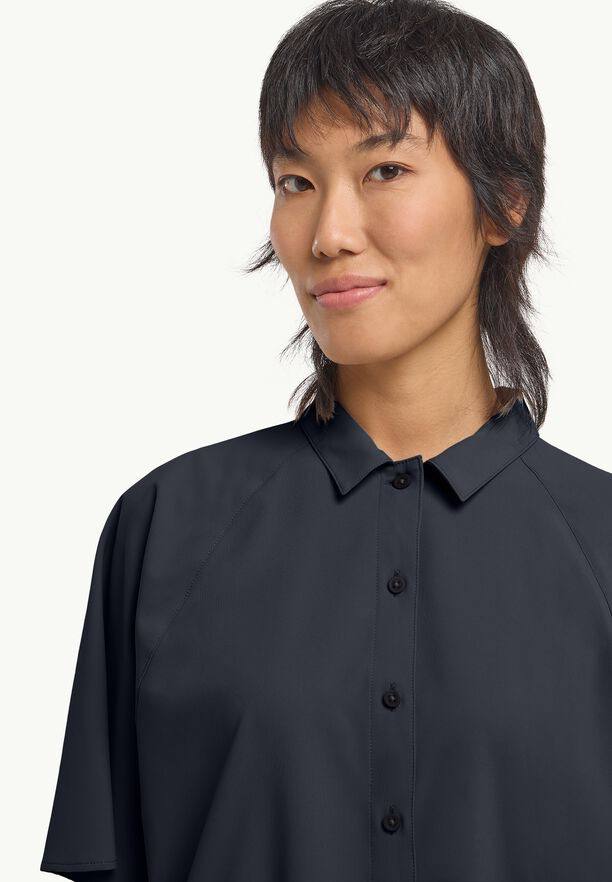 Jack Wolfskin Women's Sierra Quest SS Shirt Dark navy 05