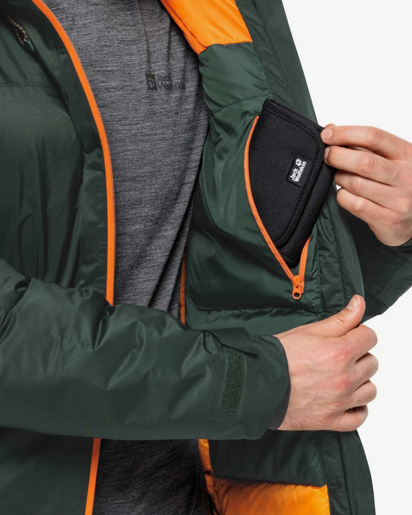 Jack Wolfskin Men's Cyrox 2L Down Jacket - Miesten untuvatakki Olive 07