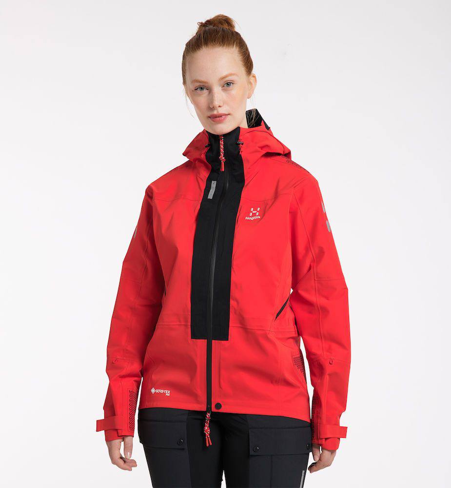 Haglöfs Women's L.I.M ZT Mtn GTX PRO Jacket Red / Black 06