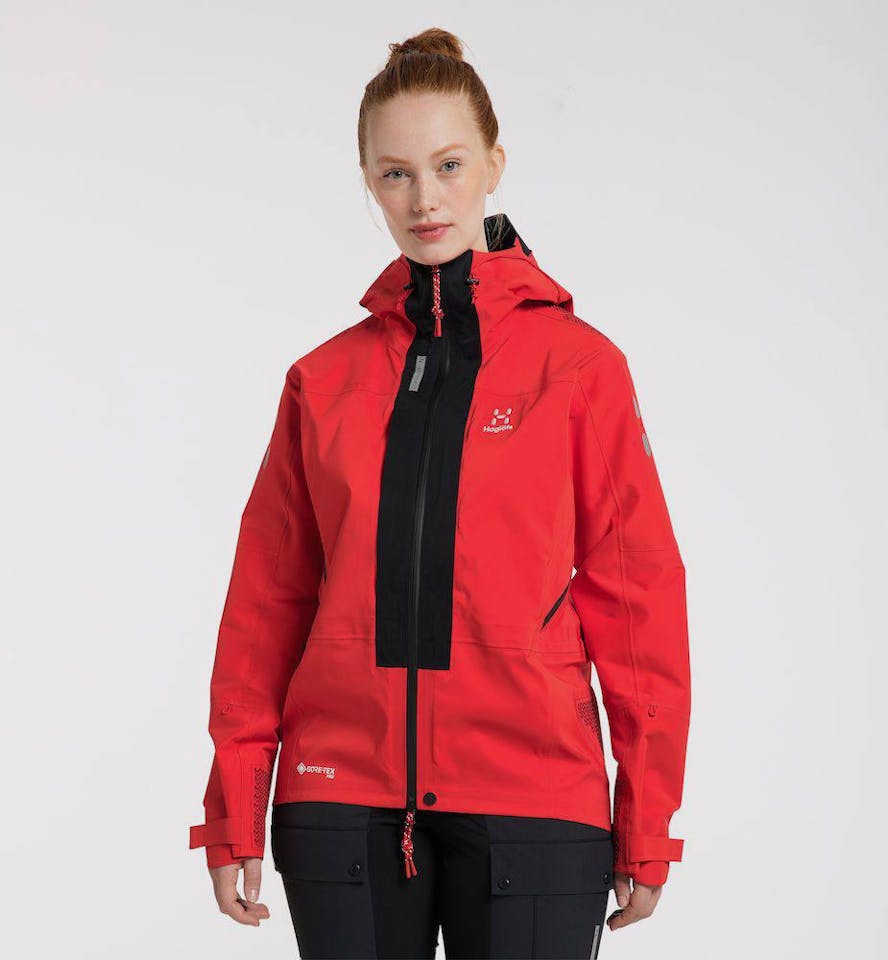 Haglöfs Women's L.I.M ZT Mtn GTX PRO Jacket Red / Black 06