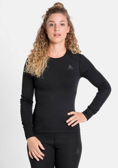 Odlo Women's Active Warm Crew LS Musta 02