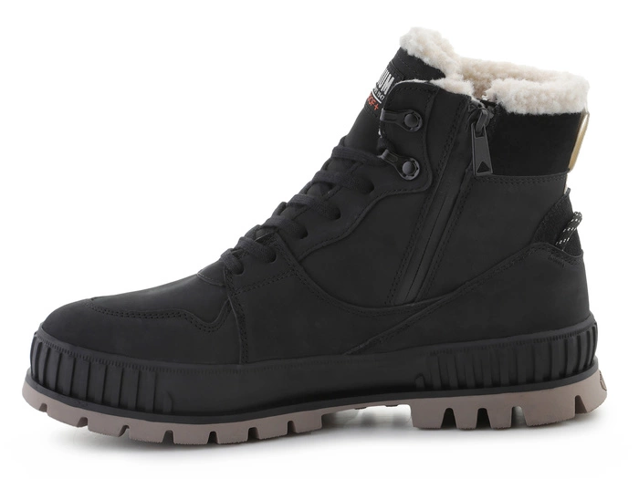 Palladium Men's Pallashock Zip Warm Waterproof - Miesten talvikengät Musta 05